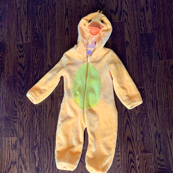 Super soft and fluffy yellow duckling costume 2T - Picture 5 of 11